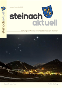"Steinach aktuell" - Ausgabe Winter 2023